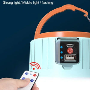 Lanterna de Camping Portátil Power Bank Lanterna LED para Camping Lanterna de Mão à Prova d'Água Luz de Tenda Externa Lanterna Recarregável Holofote Lanterna