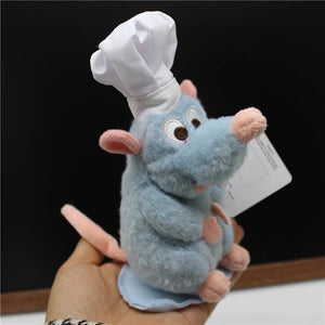 Boneco de Pelúcia Chef Remy de Ratatouille com Ímã para Ombro, Decoração Kawaii, Brinquedo de Pelúcia Criativo, Surpresa de Aniversário, Presente de Aniversário Circundante