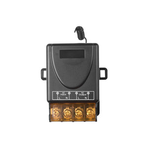 Interruptor de Controle Remoto Universal AC 220V 30A Relé 433mhz Interruptor Sem Fio e Transmissor Liga e Desliga para Luz Lâmpada Bomba de Água Porta