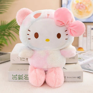 Pelúcia Sanrio Kawaii Sanrio Kuromi My Melody Cinnamoroll Brinquedos Almofada Anime Cartoon Presentes para Crianças Decoração de Quarto Bonecos.**