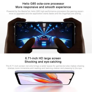 Original Xiaomi Redmi 12C 6GB 128GB Bateria de Alta Capacidade de 5000mAh Helio G85 Octa Core 50MP 6,71'' 4G Telefone Móvel ROM Global