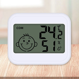 Estação Meteorológica de Casa com Relógio Eletrônico, Medidor de Temperatura e Umidade, Alarme, Termômetro LED, Termo-Higrômetro Multifuncional