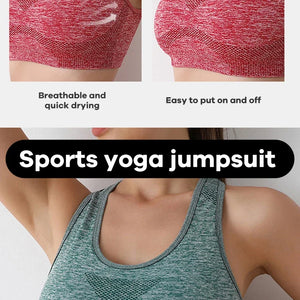 Sutiã Push Up Respirável para Mulheres, Roupas de Esporte, Corrida, Yoga, Fitness