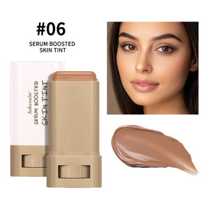 Bastão de Cor de Pele à Prova d'Água Nutritivo Sólido Sérum Tinta Base Bálsamo Cor de Pele Contorno Facial Bastão de Maquiagem