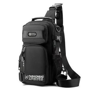 Mochila de ciclismo para homens, bolsa de peito masculina, bolsa de ombro casual para homens, bolsa transversal leve e de grande capacidade