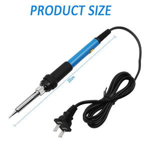 Ferro de Solda Elétrico com Temperatura Ajustável 110V/220V 60W Ferro de Solda Profissional Lápis de Calor Ferramenta de Reparação de Solda
