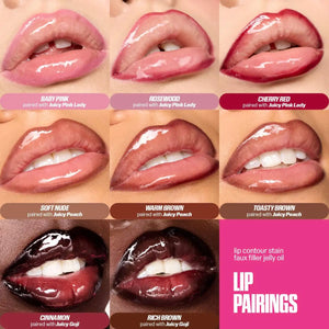 Velvet Brown Lip Liner Pencil Nude Matte Waterproof Non-stick Cup Cherry Red Lip Liner Lip Contour Pen Lipstick Makeup For Woman