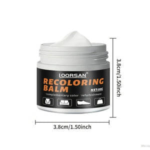 Novo Restaurador de Bordas Brancas para Calçados 35g - Creme Profissional para Reparação de Calçados para Tênis, Botas, Couro, Aplicação Fácil de Cor