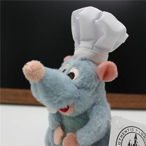 Boneco de Pelúcia Chef Remy de Ratatouille com Ímã para Ombro, Decoração Kawaii, Brinquedo de Pelúcia Criativo, Surpresa de Aniversário, Presente de Aniversário Circundante