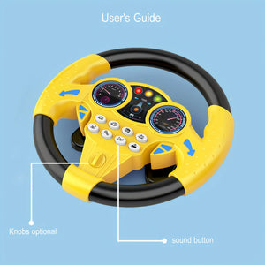 1PC Brinquedos de Direção de Carro Brinquedo de Volante Criativo Brinquedo Educativo Infantil Presente de Páscoa Ano Novo Festival da Primavera