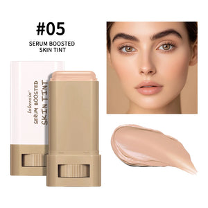 Bastão de Cor de Pele à Prova d'Água Nutritivo Sólido Sérum Tinta Base Bálsamo Cor de Pele Contorno Facial Bastão de Maquiagem