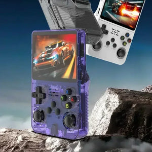 Console de Jogos Portátil Retro R36S - Tela IPS de 3,5 Polegadas, 64GB/128GB/256GB, Dispositivo de Jogos Portátil com Jogos Embutidos