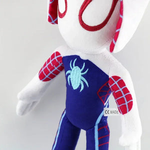 Brinquedos de pelúcia de anime Spiderman de 25~30CM Into the Spider-Verse Gwen Peter Parker Noir Bonecas Macias para presente de crianças