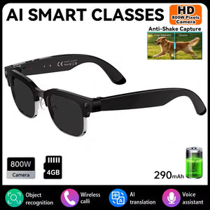 2026 New Upgrade Smart Glasses AI  Camera Photo Recognition Bluetooth Call Translation Video Recording Voice Sunglasses for Men
