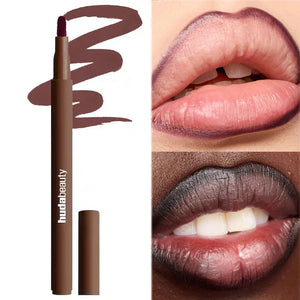 Velvet Brown Lip Liner Pencil Nude Matte Waterproof Non-stick Cup Cherry Red Lip Liner Lip Contour Pen Lipstick Makeup For Woman