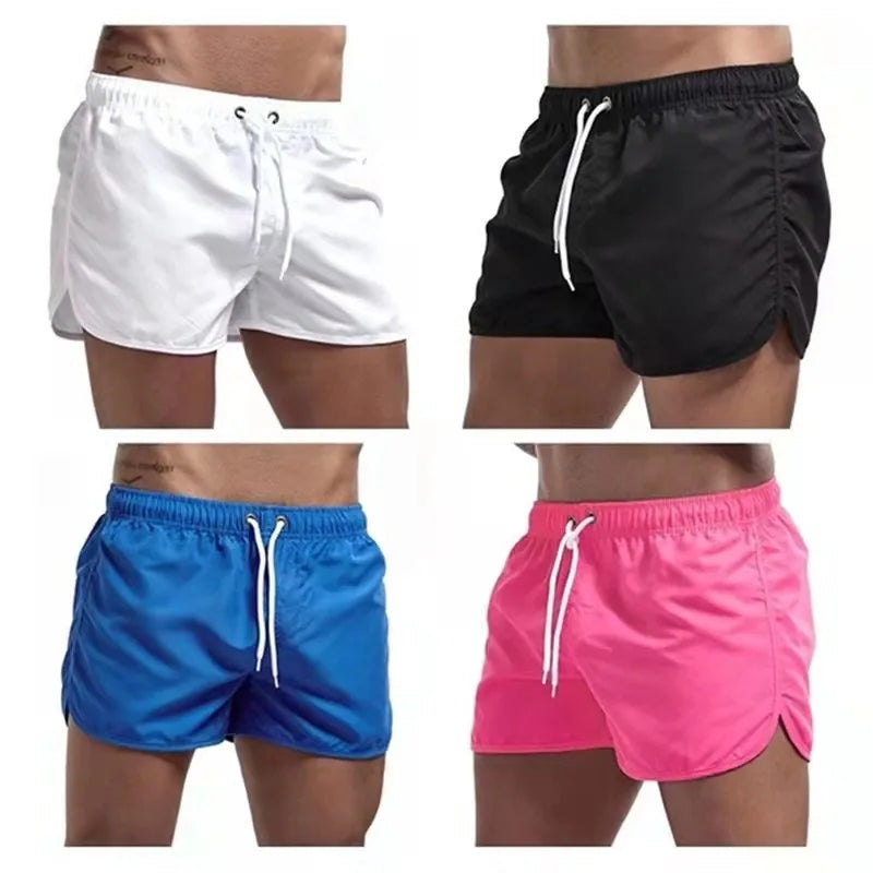 Bermudas Casuais de Verão para Homens, Bermudas de Praia Respiráveis, Seda de Gelo, Confortáveis, Fitness, Basquete, Calças Curtas Esportivas para Homens, Bermudas de Corrida