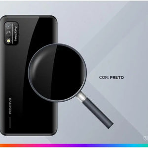 Smartphone Positivo Twist 4 Pro 64GB Preto 4G Octa-Core 1GB RAM Tela 5,5” Câmera. 8MP + Selfie 5MP