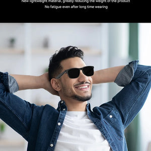 Lenovo 2026 Novos Óculos Inteligentes Tradução AI Gravação de Conversas Bluetooth Escutar Música Óculos de Sol Inteligentes para Homens e Mulheres