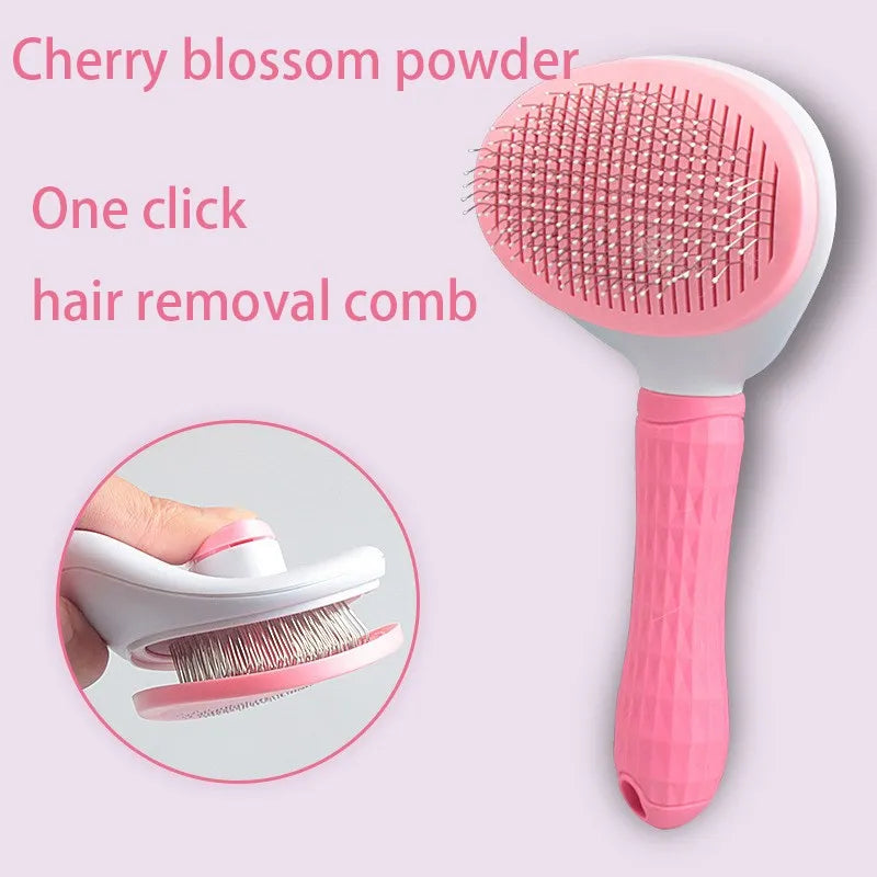 Escova de Cabelo para Cães, Pente para Gatos, Escova Removedora de Pelos para Cães e Gatos, Ferramentas de Higiene para Filhotes e Gatinhos, Acessórios para Cães, Suprimentos para Animais de Estimação