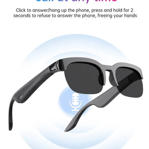 Lenovo Óculos Inteligentes 2026 Novos Óculos Inteligentes com Tradução AI, Bluetooth, Gravação de Conversas, Escuta de Música para Homens e Mulheres
