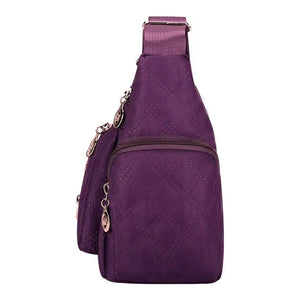 Bolsa transversal quadrada, versátil para homens e mulheres, nova bolsa grande, bolsa de tecido, bolsa de ombro estilo Oxford, fashionável