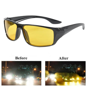 Óculos de Visão Noturna para Carro Óculos de Sol Anti-reflexo Proteção UV Óculos de Luz Aprimorada Óculos de Motocicleta Acessórios para Carro