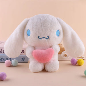 22cm Sanrio Hello Kitty Kuromi Almofada KT Brinquedo de Pelúcia Meninas Animais de Pelúcia Macios Coração My Melody Cinnamoroll Boneca de Pelúcia Presentes