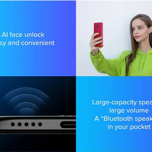 Firmware global Xiaomi Redmi 8A smartphone 4G 64G 5000mAh 6.22 polegadas Snapdragon 439 12MP 18W Reconhecimento facial telefone usado