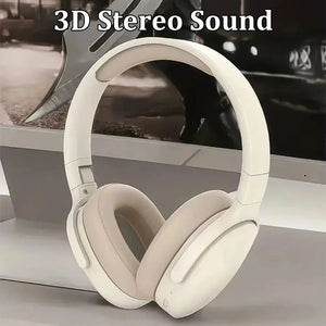 Fones de Ouvido Bluetooth 5.3 Fones de Ouvido para Jogos Fones de Ouvido Sem Fio de Modo Duplo Dobráveis com Redução de Ruído Fones de Ouvido para Música para iPhone Xiaomi
