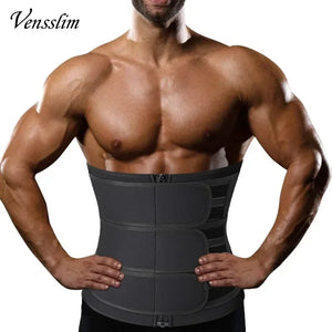 Cintura Vensslim para Homens, Cintura de Neoprene Sauna, Cintura Emagrecedora, Modelador de Abdômen, Corpete para Perda de Peso, Cinta de Compressão para Barriga