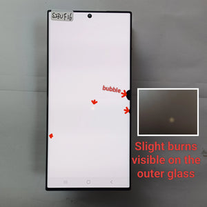 O S23Ultra original tem defeitos, funciona bem e pode ser usado para substituir os displays dos componentes S9180, S918D e S918U.