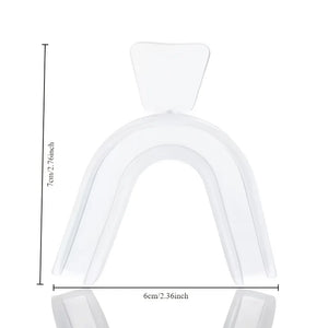 1-4 pares de Alinhadores de Dentes Unissex de Silicone Invisível, Bandeja Ortopédica Dental para Clareamento e Endireitamento, Uso Noturno, Ferramenta de Cuidado Dental
