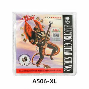 Alice 1 Set A506 Electric Guitar Strings Steel Core Nickel Plated Alloy Winding 008-038/009-042/010-046 Strings