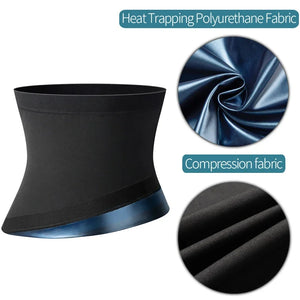 Men's Abdominal Reducer Sauna Body Shaper Fitness Waist Trimmer Waist Trainer Belly Shaping Waist Trainer Corset