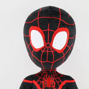 Brinquedos de pelúcia de anime Spiderman de 25~30CM Into the Spider-Verse Gwen Peter Parker Noir Bonecas Macias para presente de crianças