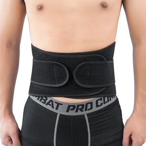 Cinta de Suporte para Costas Tcare Sport Ajustável Cinta de Suporte Lombar com Alças Duplas Respiráveis Alívio da Dor na Parte Inferior das Costas na Academia Unissex