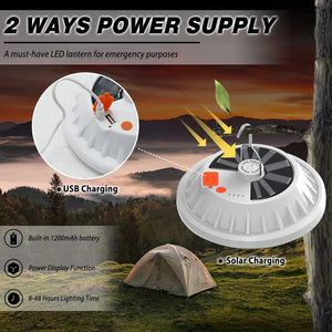 Lanterna de Camping Portátil Power Bank Lanterna LED para Camping Lanterna de Mão à Prova d'Água Luz de Tenda Externa Lanterna Recarregável Holofote Lanterna