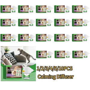 Reabastecimento do Kit Difusor Calmante para Gatos: Humor Calmante, Relaxante, Antiansiedade, Alívio do Estresse, Confortante para Animais de Estimação, Feromônio