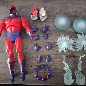 Em Estoque Mafex Anime Figures X-Men Magneto Figura Brinquedo 3 Cabeças Figura de Ação Modelo de Coleção para Meninos Decoração de Mesa Ornamento Brinquedo Presente