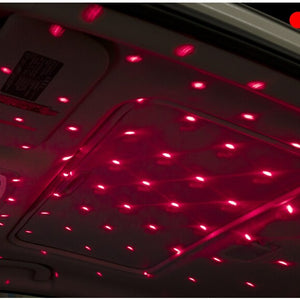 Luz de Teto Estrelado LED para Carro, Luz de Teto com Laser Estelar 5V USB, Projetor de Luz de Galáxia para Decoração de Teto de Quarto