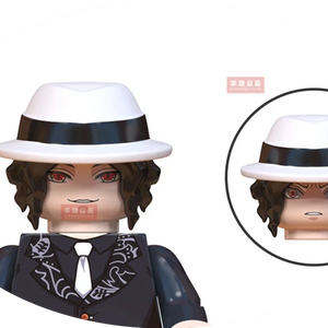 Figuras de Blocos de Construção de Animação MOC Acessórios de Blocos de Tijolos, Compatível com a Série de Partículas Montáveis DIY