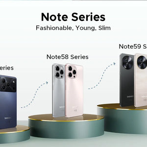 Global Version DOOGEE Note56 Pro Smart phone Android 16 6150mAh Battery 6.56'' 90Hz Screen 32GB 128GB Cell Phone NFC