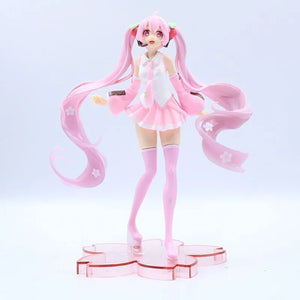 Hatsune Miku Anime Figure Collectible Doll PVC Statue Desktop Decoration Gift for Girls Otaku Cosplay Fans Kawaii Cute Japanese