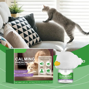 Reabastecimento do Kit Difusor Calmante para Gatos: Humor Calmante, Relaxante, Antiansiedade, Alívio do Estresse, Confortante para Animais de Estimação, Feromônio