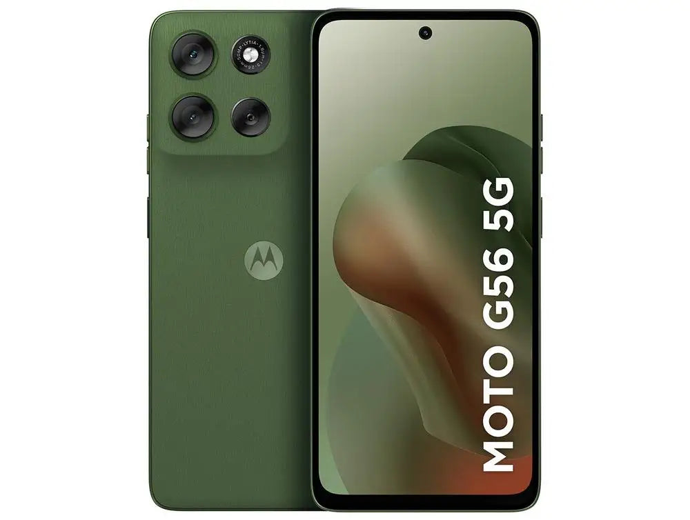 Smartphone Motorola G56 256GB Verde 5G 16GB RAM 6,7 "Full HD + Câmera. Dual + 32MP Selfie