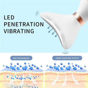 Dispositivo de Lifting Facial para Pescoço, Massagem Facial e Ocular, Introduzidor de Microcorrente, Rejuvenescimento da Pele, Antienvelhecimento, Dispositivo de Beleza, Massageador Facial