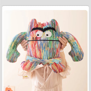 O Monstro das Cores Pelúcia Brinquedo Favor de Festa Decoração Crianças Bebê Almofada de Conforto Brinquedos de Pelúcia para Crianças Presentes Bonitos 15-35cm