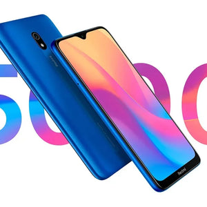 Firmware global Xiaomi Redmi 8A smartphone 4G 64G 5000mAh 6.22 polegadas Snapdragon 439 12MP 18W Reconhecimento facial telefone usado