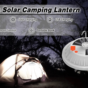 Lanterna de Camping Portátil Power Bank Lanterna LED para Camping Lanterna de Mão à Prova d'Água Luz de Tenda Externa Lanterna Recarregável Holofote Lanterna