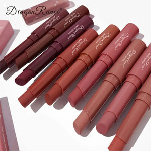 Batom Matte Matte Não Desbotável Hidratante Maquiagem Europeia e Americana Batom Matte Veludo Batom Matte à Prova d'Água Não Fácil de Desbotar Batom Matte Batom